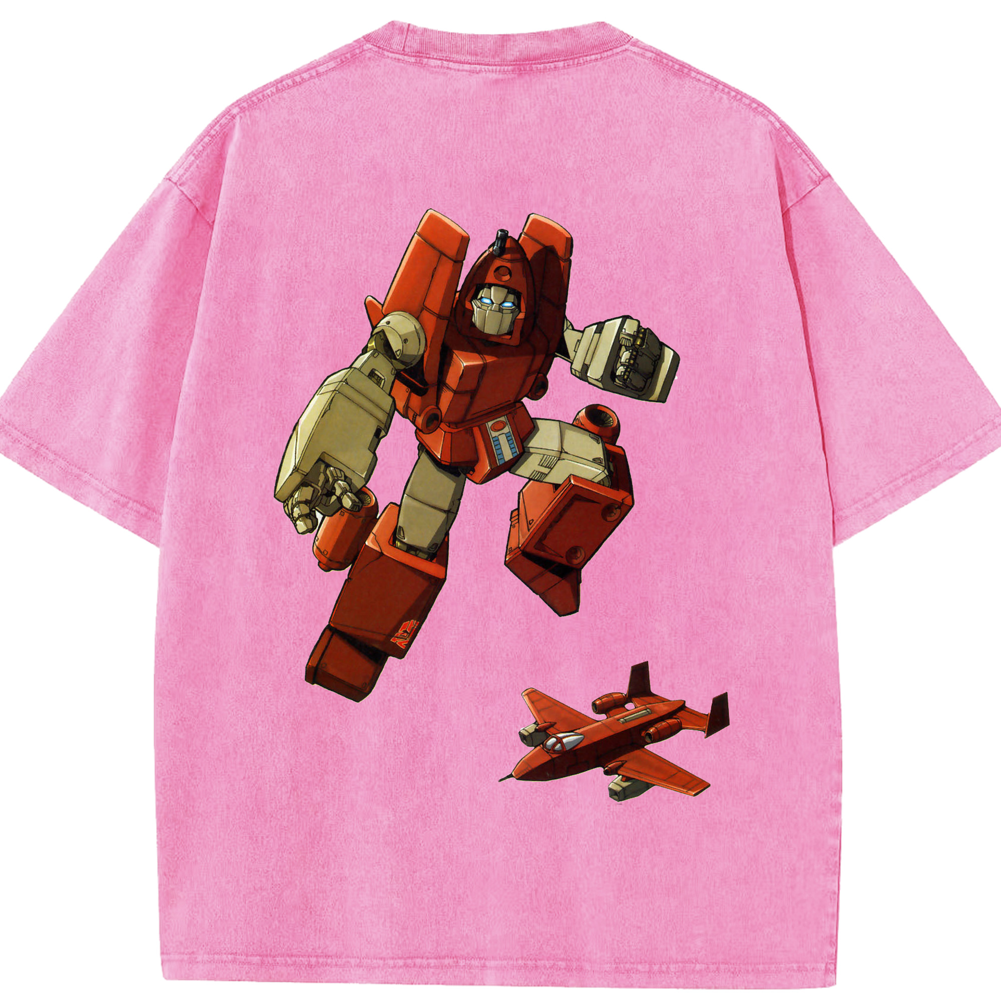（画像用）  綿100% ヴィンテージ風 半袖Tシャツ（背面プリント）